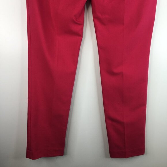 NWT Loft Marisa Deep Coral Pants Size 2 - Picture 5 of 10